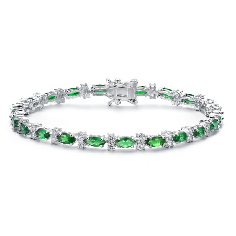 Bracelet Tennis Genevive En Argent Sterling Avec Zircones Cubiques