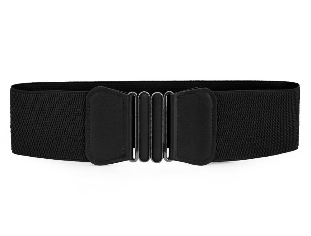 Allegra K Ceinture Lastique Boucle Entrelac E En Forme De N Ud