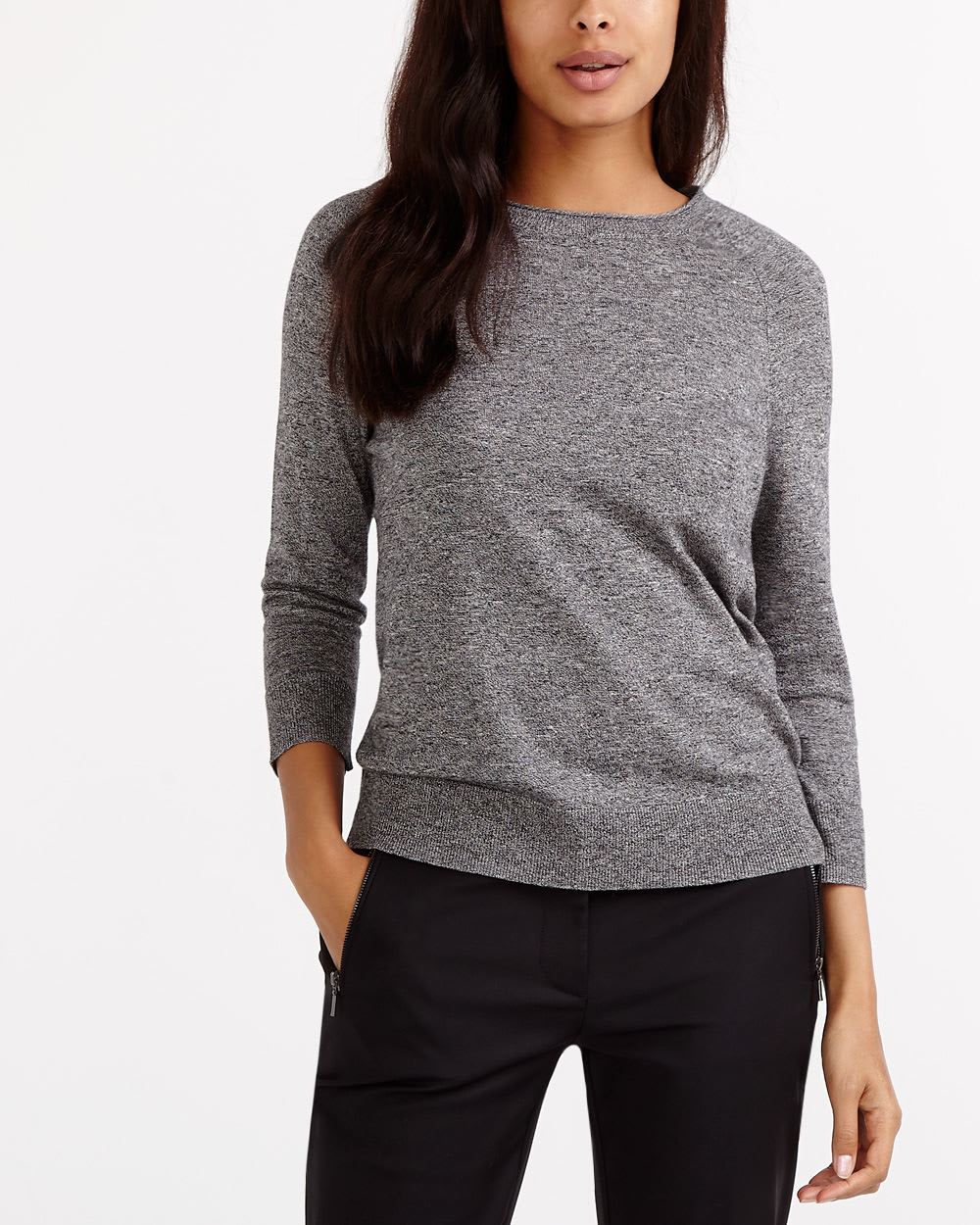 R Essentials ¾ Sleeve Sweater Women Reitmans 5447