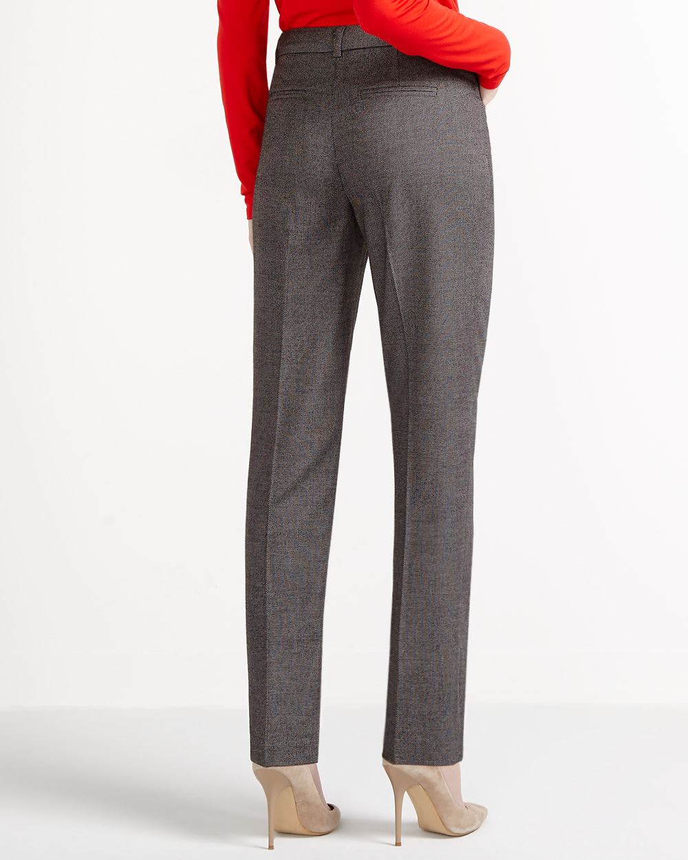 petite straight leg trousers