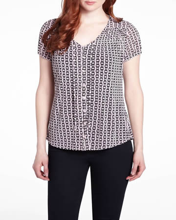 ladies short sleeve blouses uk